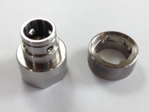 Connector parts for vacuum firing furnace